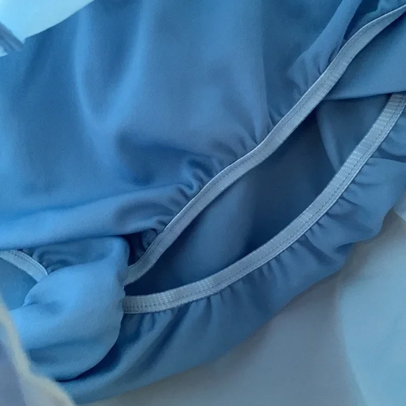 Crown & Ivy Sky Blue Athletic Running Shorts - Picture 6 of 7